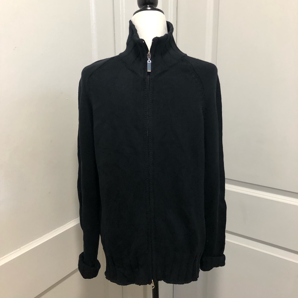 Alps winter snow ski sweater cardigan size large